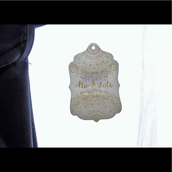 NWT Altard State black Linen dress! Size L - Picture 5 of 6